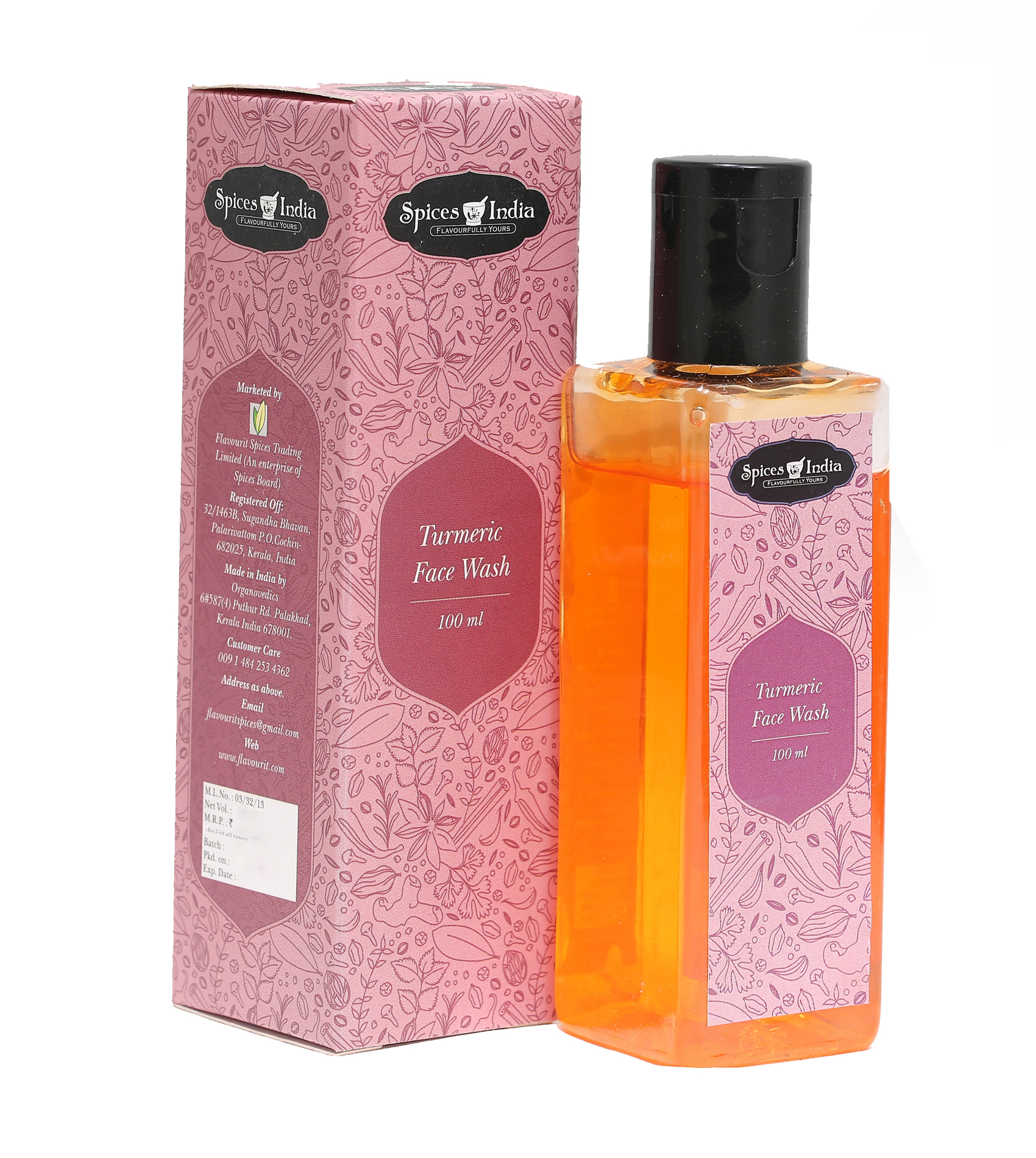Spices India Turmeric Face Wash