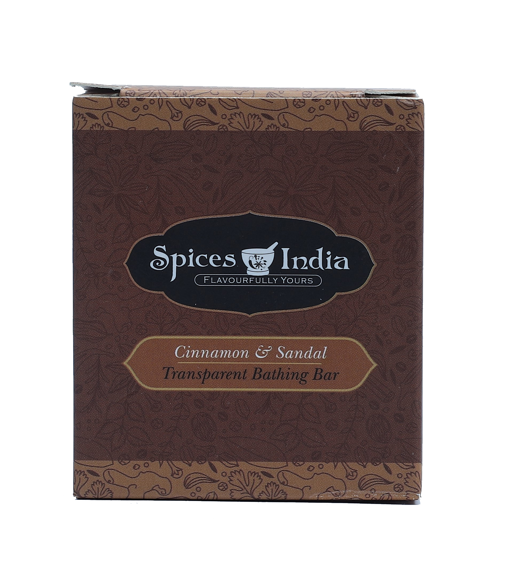 Spices India cinnamon and Sandal Transparent Bathing Bar
